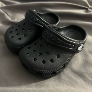 CROCS Black Infants/Toddlers Shoes